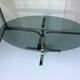 Vintage glass coffee table