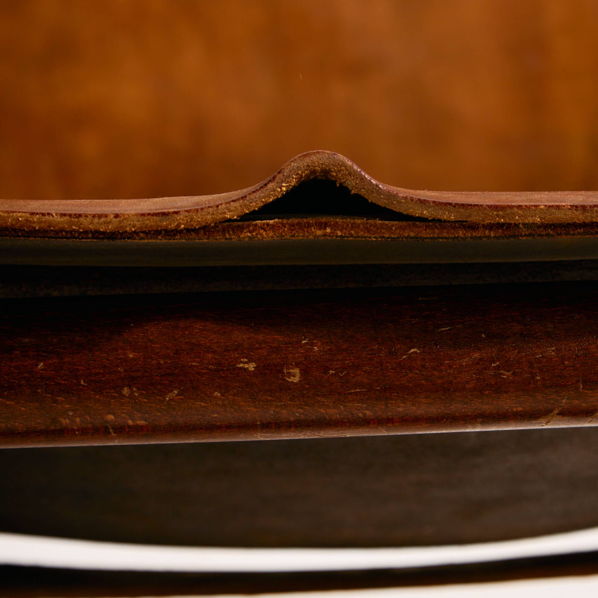 Hungarian calf leather lounge chair