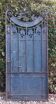 Solid gate, garden iron, H227x110cm, old, exterior door