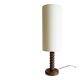 Art Deco wooden table lamp by Charles Dudouyt, France, circa 1930s.