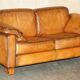 Two-seater canapé De Sede DS17 restored buffalo leather