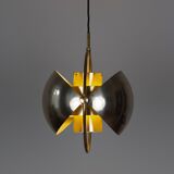 Danish vintage pendant lamp Multi lite by Louis Weisdorf, Lyfa, 1972