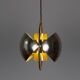 Danish vintage suspension Multi Lite by Louis Weisdorf, Lyfa, 1972