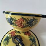 Breton bonbonnière Quimper Henriot – Hand-painted earthenware