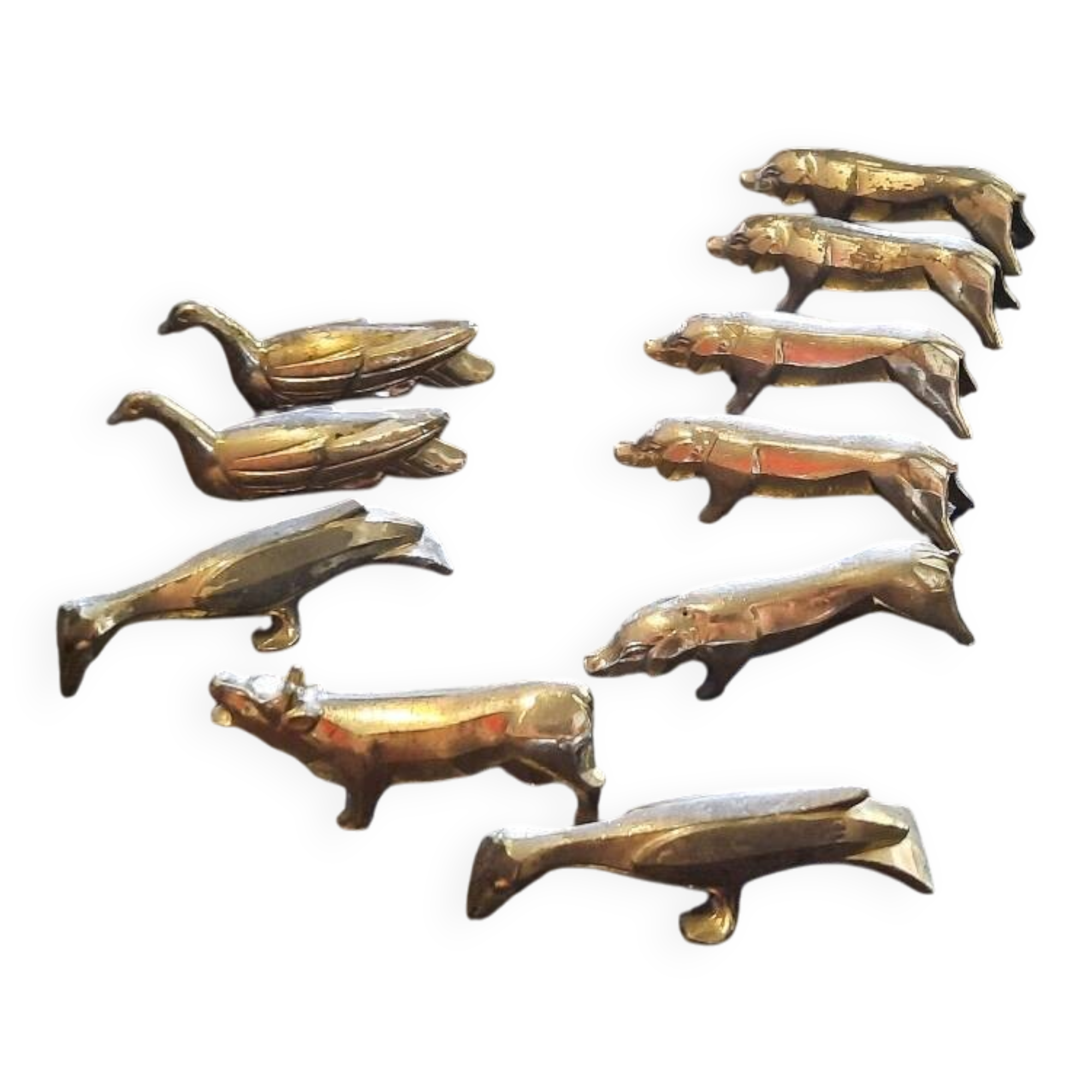 10 animal knife holders