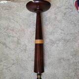 Vintage wooden desk lamp base