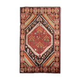 Hand made orange wool persian lori rug- 152x230cm