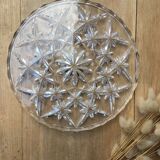 Chiseled glass underside