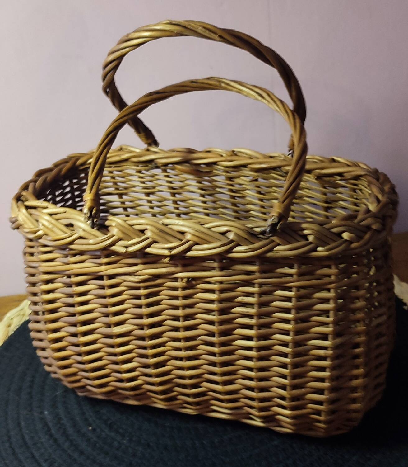Children's wicker basket