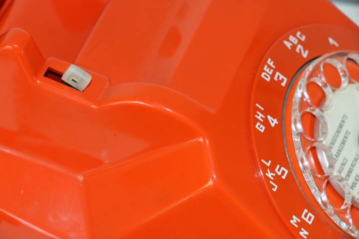 Telephone Socotel S63 orange 1973