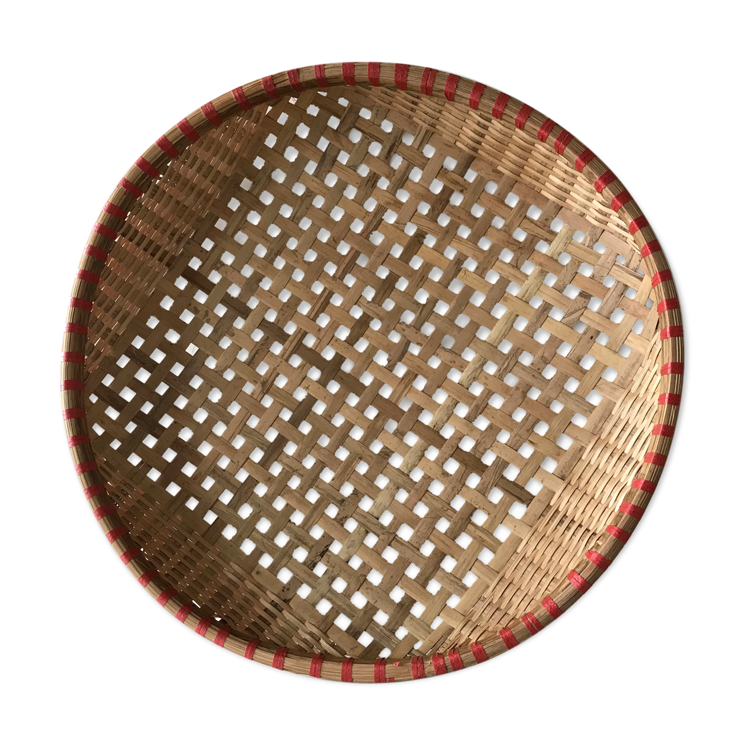 Large round Bohemian hamper