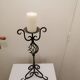 Chandelier en fer forge + bougie