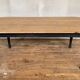 Solid wooden farm table length 204 cm