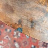 Art Deco walnut pedestal table