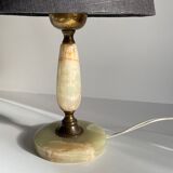 Lamp feet in vintage onyx stone