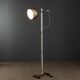 Vintage floor lamp in brass and enamelled metal, design, Italy, 1960s