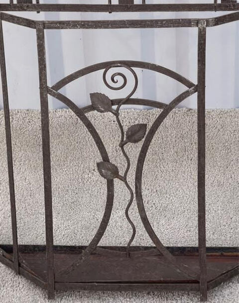 Wrought iron cloakroom