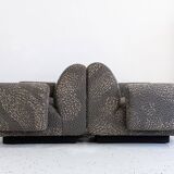 Modular lounge chairs/sofa by Eberhard Geißler, Oelsa, Germany, 1970s