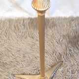 Tripod floor lamp in gilded brass – 60s/70s