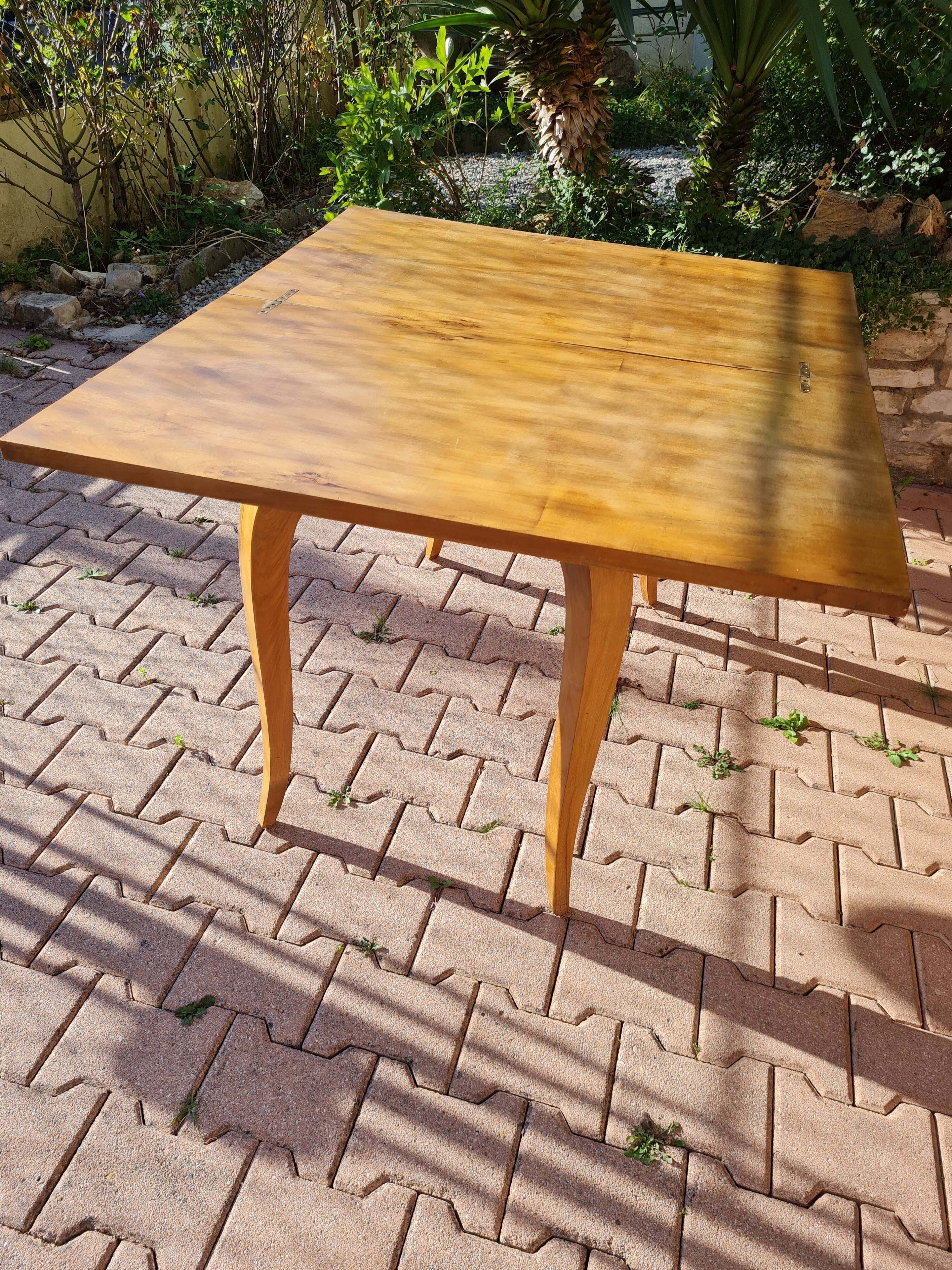 table wallet veneer wood 50s