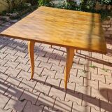 table wallet veneer wood 50s