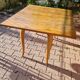Table portefeuille placage bois années 50