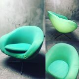 Paire de fauteuils pivotants