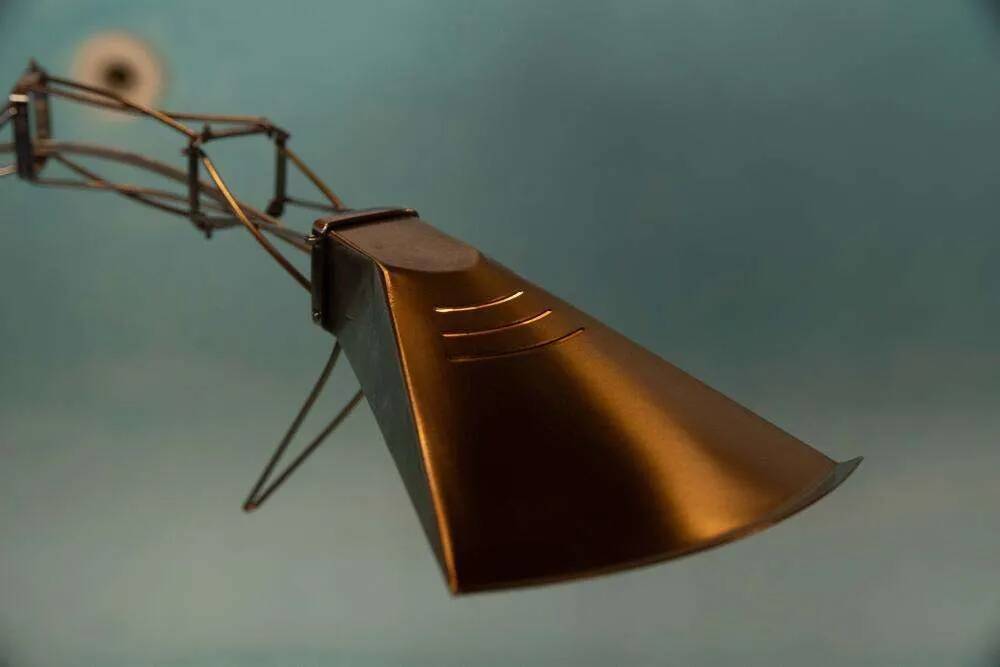 Postmodern Lumina floor lamp, minimalist Italian design lamp.