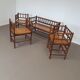 Ensemble familial Bobbin assorti 1 x banc, 3 x chaise.