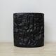 Martin Freyer Rosenthal Bisque Porcelaine Noire Papier Relief Vase Op Art
