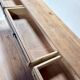 Louis XVI style graduated desk in solid cherry wood, renovated.