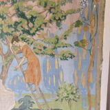 Huile sur toile montée sur châssis