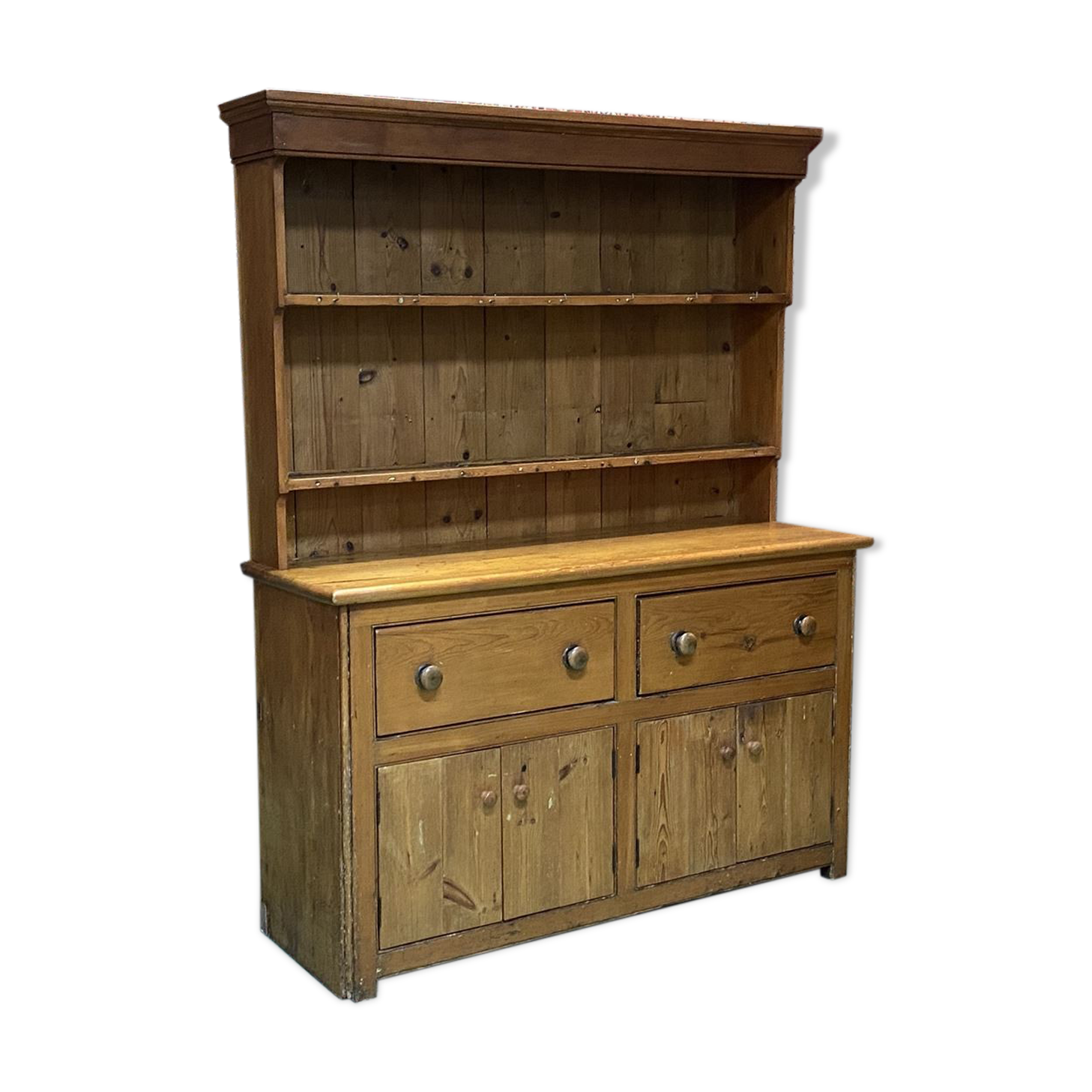 English buffet in early 20th century pine