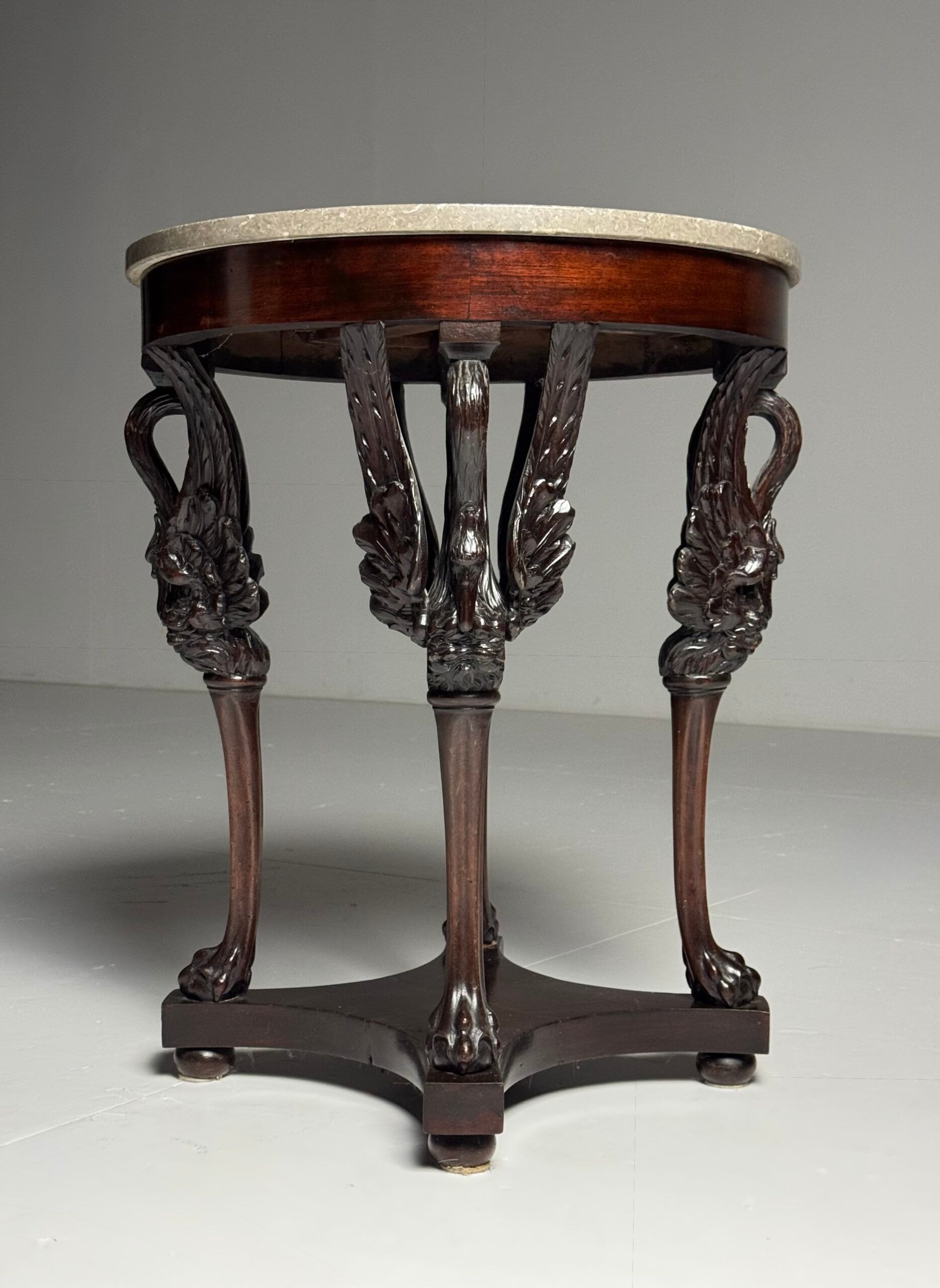 Empire gueridon 19th century mahogany
