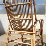 Rattan armchair 1960