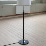 Modern mid-century floor lamp by Aage Petersen, for Le Klint, Denmark, 1970s.