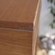 Vintage blond oak bedside table