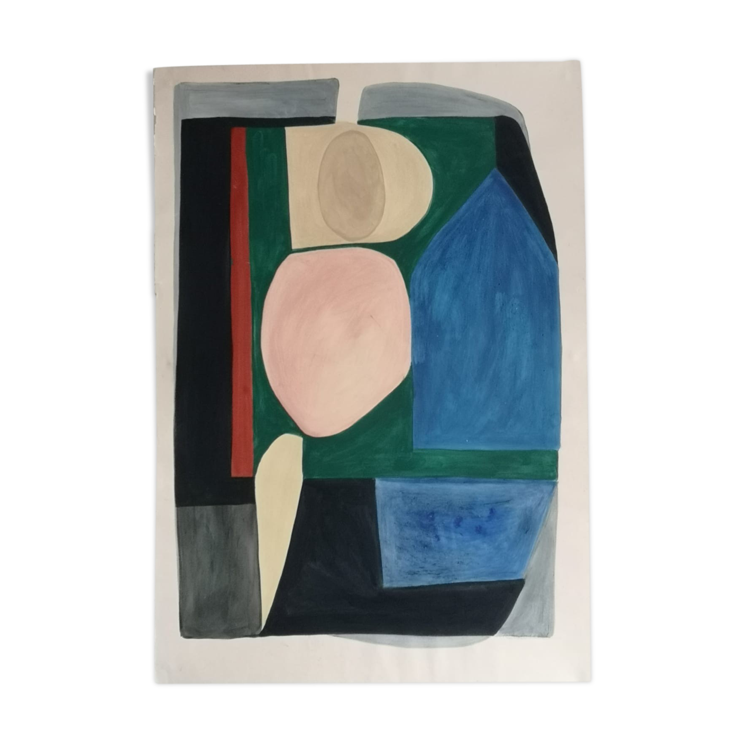 Contemporary painting signed