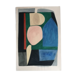 Contemporary painting signed