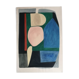 Contemporary painting signed