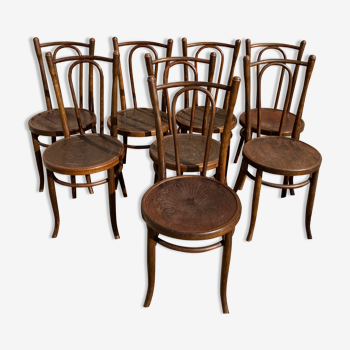 8 chaises bistrot fischel