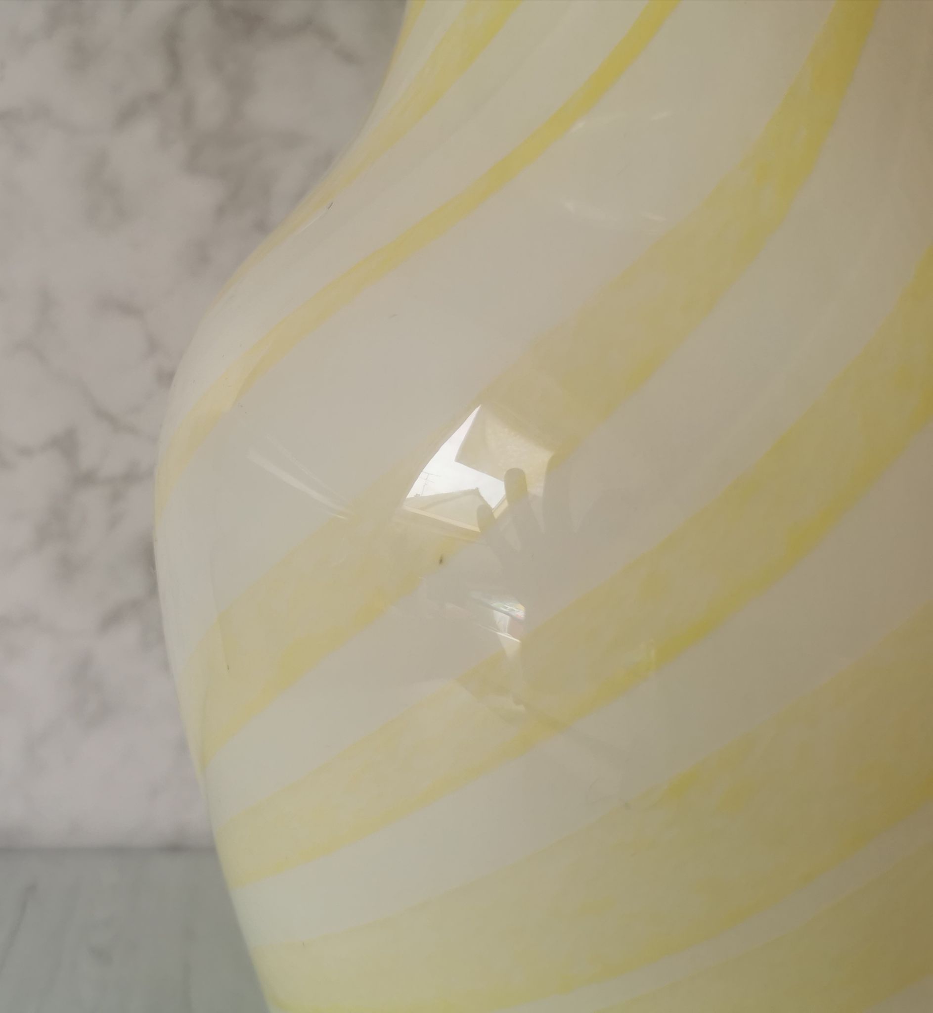 Blown glass vase Italy