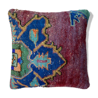 Vintage turkish rug cushion cover 45 x 45  cm