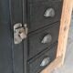 Old workbench furniture by trade four drawers and a door