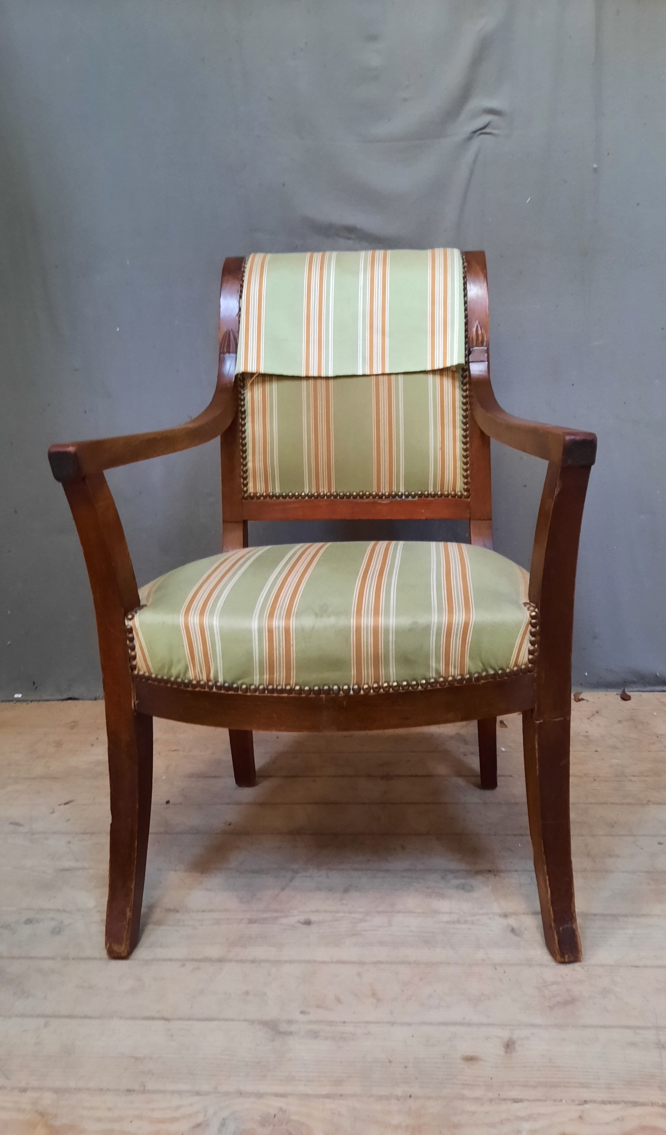 Fauteuil d'officier du 19 siècle