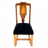 Coiffeuse avec chaise de style Art Déco, Pologne, milieu du XXe siècle.
