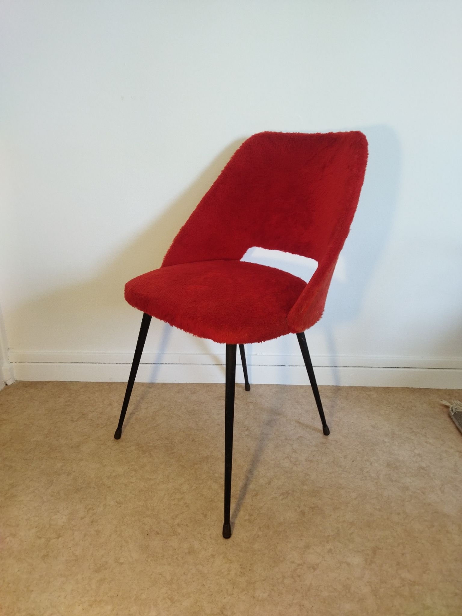 Chaise moumoute