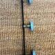 Vintage metal coat rack with 3 hooks