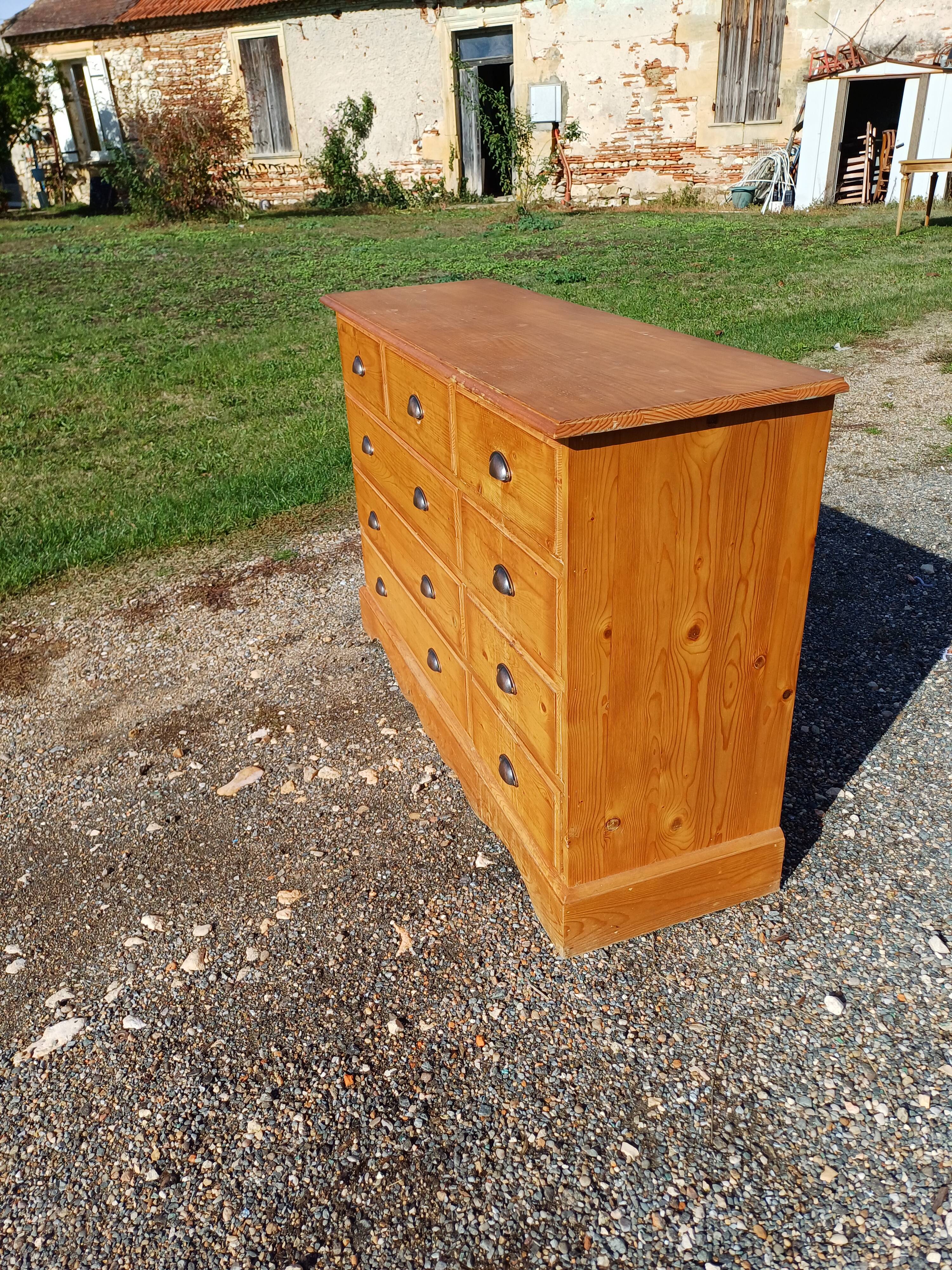 Industrial wooden furniture with drawers