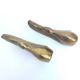 Pair of brass swan books greenhouse